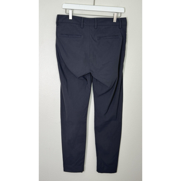 Outlier F Cloth 29x29 Navy Two Way Stretch Nylon Slim Leg Chino Pants - Picture 3 of 8